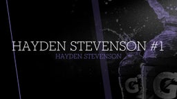 Hayden Stevenson #1