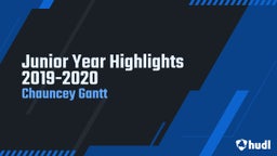 Junior Year Highlights 2019-2020