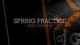 Ricky Harrison's highlights Spring Practice