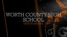 Davion Mcgill's highlights Worth County High School