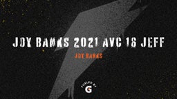 Joy Banks 2021 AVC 16 Jeff