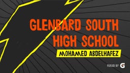 Mohamed Abdelhafez's highlights Glenbard South High School