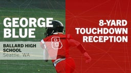 8-yard Touchdown Reception vs Roosevelt High