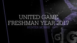 Hunter Morris's highlights United game freshman year 2017