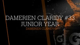 Damerien Claridy #33 junior year 