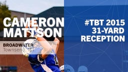 #TBT 2015: 31-yard Reception vs Jefferson