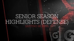 Senior Season Highlights (Defense)