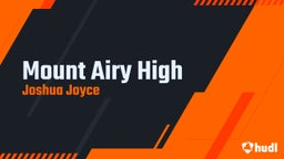 Joshua Joyce's highlights Mount Airy High