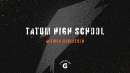 Antwon Robertson's highlights Tatum High School