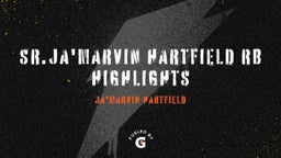 Sr.Ja'Marvin Hartfield RB Highlights 