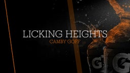 Camby Goff's highlights Licking Heights