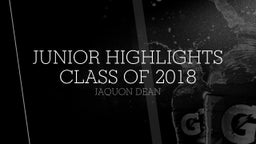Junior Highlights class of 2018