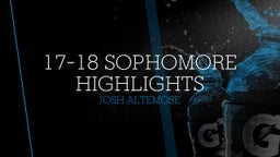 17-18 sophomore highlights