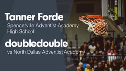 Double Double vs North Dallas Adventist Academy 