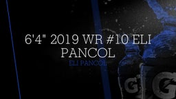 6'4" 2019 WR #10 Eli Pancol