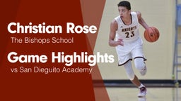 Game Highlights vs San Dieguito Academy