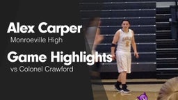 Game Highlights vs Colonel Crawford