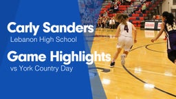 Game Highlights vs York Country Day