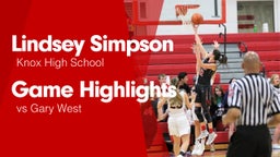 Game Highlights vs Gary West
