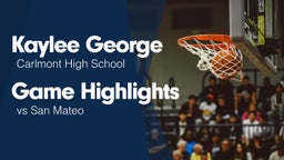 Game Highlights vs San Mateo 