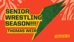 Senior Wrestling Season!!!