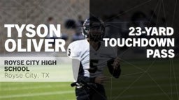 23-yard Touchdown Pass vs North Forney 