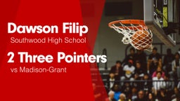 2 Three Pointers vs Madison-Grant 