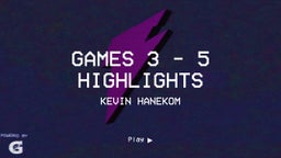 Games 3 - 5 Highlights