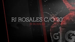 RJ Rosales C/O 20’ 