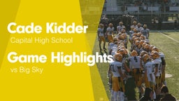 Game Highlights vs Big Sky 