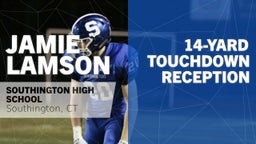 14-yard Touchdown Reception vs South Windsor 
