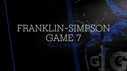 Kelly Weger's highlights Franklin-Simpson Game 7