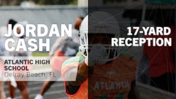 17-yard Reception vs West Boca Raton 