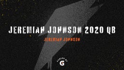 Jeremiah Johnson 2020 QB 