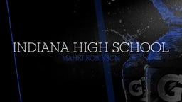 Mahki Robinson's highlights Indiana High School