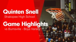 Game Highlights vs Burnsville  - Boys Varsity