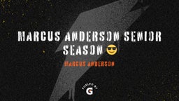 Marcus Anderson senior season ??