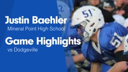 Game Highlights vs Dodgeville