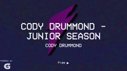 Cody Drummond - Junior Season