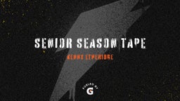 Senior Season Tape 