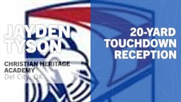 20-yard Touchdown Reception vs Stroud 