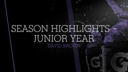 Season highlights - Junior year 
