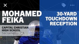30-yard Touchdown Reception vs Christian Brothers 