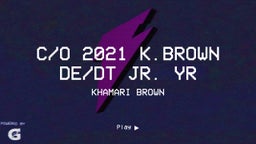 C/O 2021 K.Brown DE/DT JR. YR