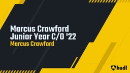 Marcus Crawford Junior Year C/O '22