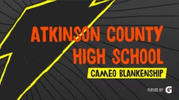 Cameo Blankenship's highlights Atkinson County High School