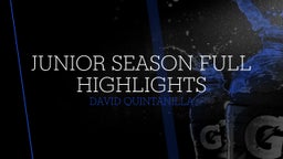 Junior Season Full Highlights