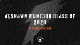 Keshawn Munford class of 2020