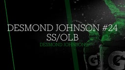 Desmond Johnson #24 SS/OLB