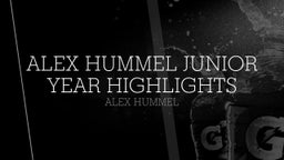 Alex Hummel Junior Year Highlights